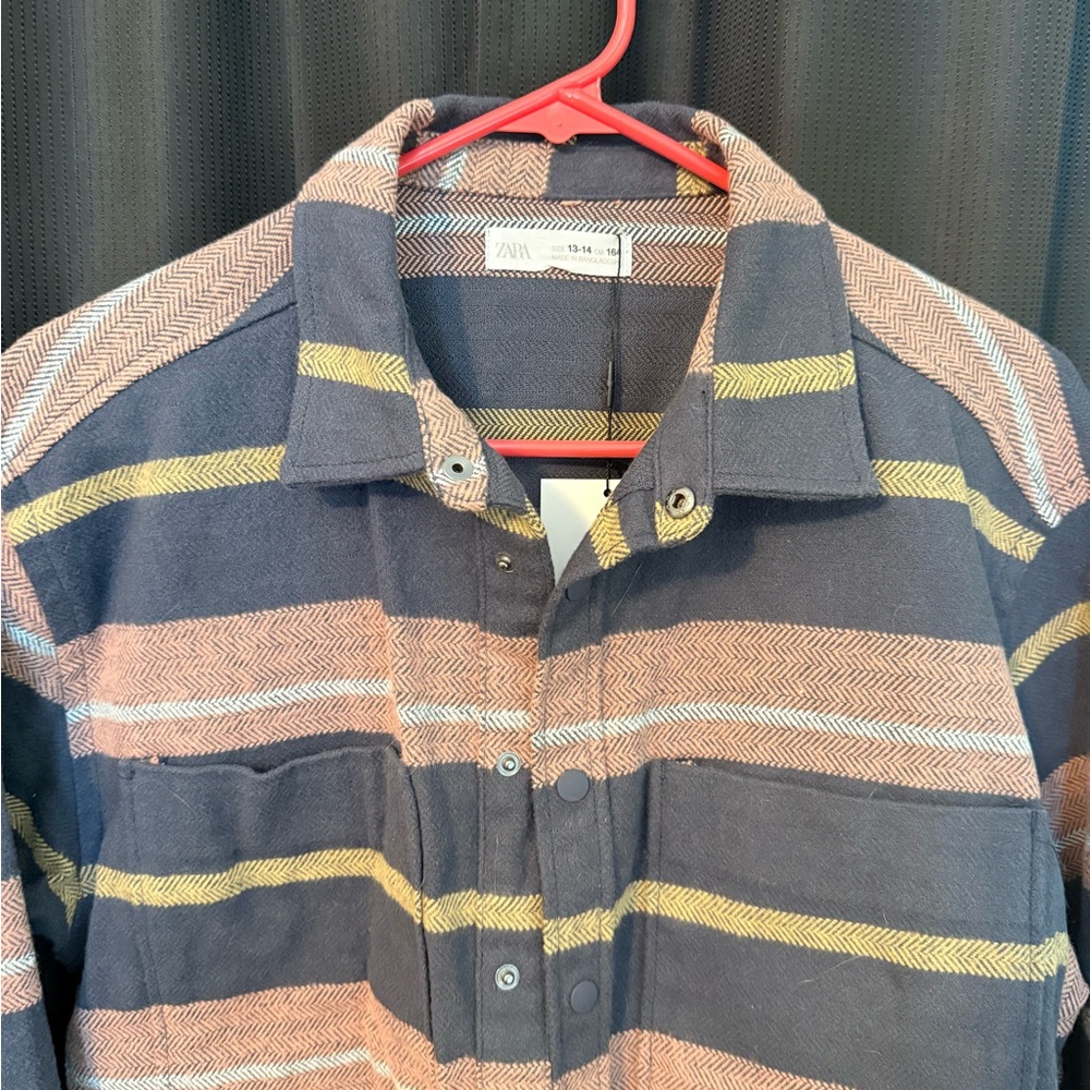 Zara Kids Multicolor Striped Shirt